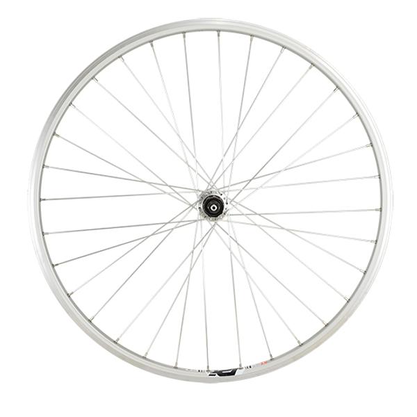 ROUE ROUTE 700 AR BLOCAGE K7 JANTE ARGENT MACH1 ROAD RUNNER MOY. VELOX SHIMANO 9 / 10 / 11V
