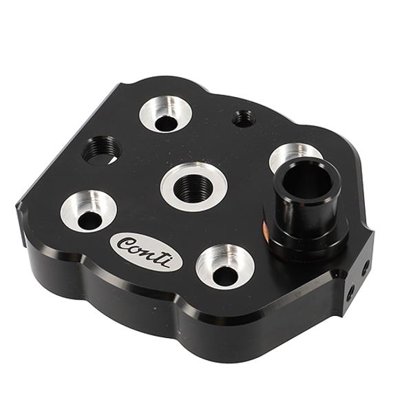 CYLINDER HEAD -GEARED 50cc- CONTI CHR CNC BLACK FOR AM6