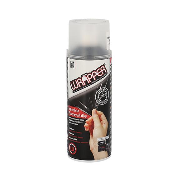 BOMBE PEINTURE WRAPPER PAR HQS TRANSPARENT MAT (400ML) - RETIRABLE