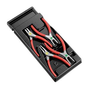MODULE 4 PINCES A CIRCLIPS FACOM (OUVRANTE ET FERMANTE / DROITES ET 90°)- PRIX NET