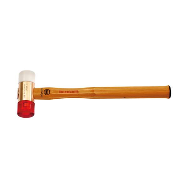 MASSETTE / MAILLET CORPS ACIER FACOM EMBOUT INTERCHANGEABLE 32 MM