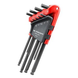 JUEGO DE 9 LLAVES HEXAGONALES LARGAS EN ESTUCHE FACOM - PRECIO NETO