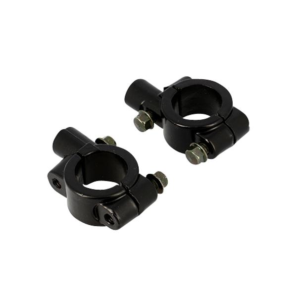 WING MIRROR COLLAR BLACK D8 THREAD / RIGHT THREAD (X2)