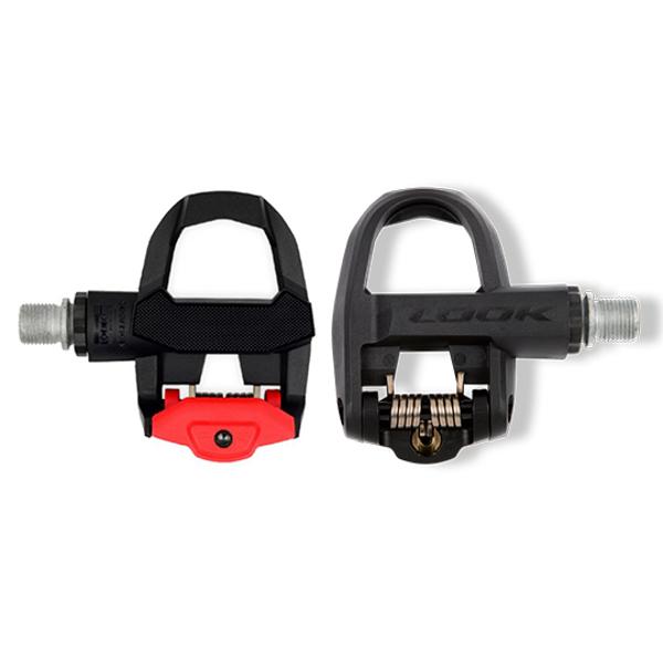 PEDAL -ROAD- AUTO LOOK KEO CLASSIC 3 BLACK / RED (PAIR)