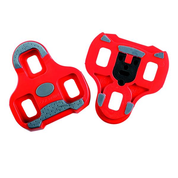 CALE PEDALE ROUTE LOOK KEO GRIP MOBILE 9° ANTIGLISSE ROUGE (PR)