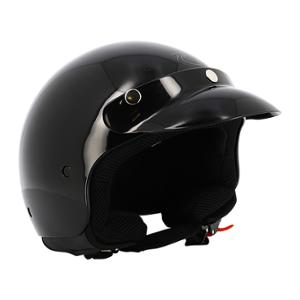 CASQUE JET VISIERE TRENDY T-100 VINTAGE NOIR VERNI T53-54 XS