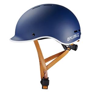 CASQUE URBAIN OPTIMIZ O375 BLEU MAT AVEC REGLAGE OCCIPITAL LED T.L (59 / 61)