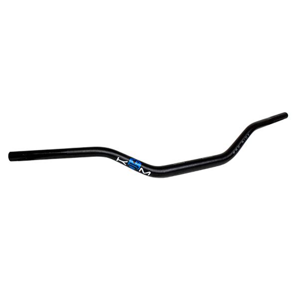 GUIDON MECABOITE / MOTO KRM OVERSIZE D28.6 ALU KRM PRO RIDE SANS MOUSSE - NOIR / BLEU