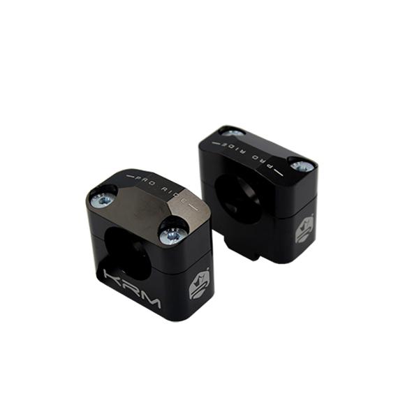 HANDLEBAR BRIDGE MOTO 50cc/CROSS KRM PRO RIDE ALU FOR HANDLEBAR 28.6MM -BLACK (X2)