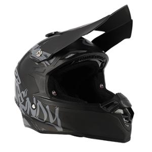 CASQUE CROSS TRENDY  T-904 NOIR / GRIS MAT T61-62 XL