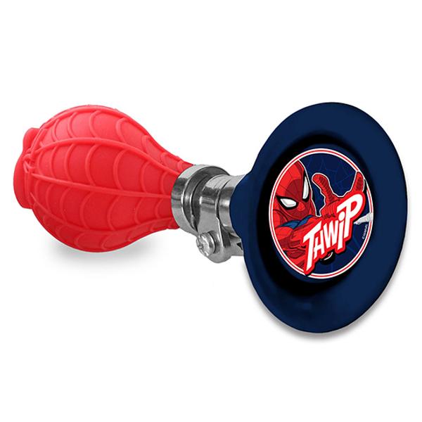 SONNETTE ENFANT DISNEY SPIDER MAN NOIR / ROUGE (POUET POUET)