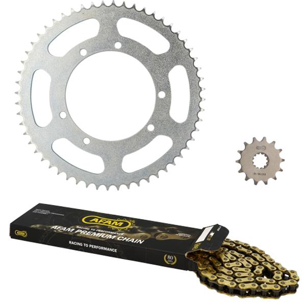 KIT CHAINE AFAM ADAPT. SHERCO 50 ENDURO  2003-> 428  14X56