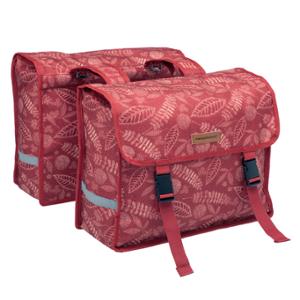 SACOCHE VELO PORTE BAGAGE A PONT NEWLOOXS FIORI FOREST ROUGE - 30 LITRES - 370x330x125MM