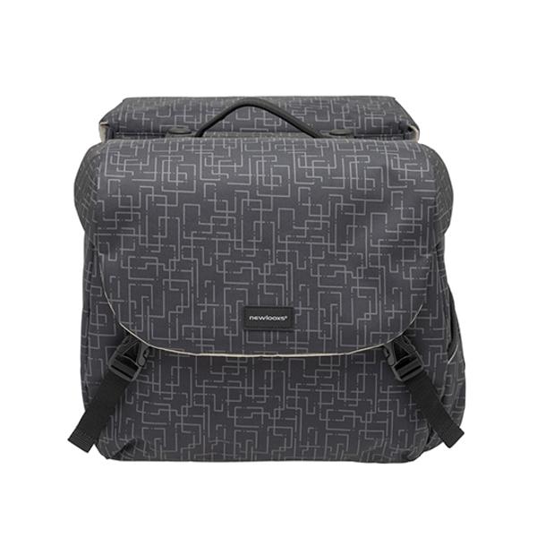 BAG -BICYCLE-  BRIDGE LUGGAGE RACK NEWLOOXS MONDI JOY IVY BLACK RACKTIME -38 LITRES- 370X320X