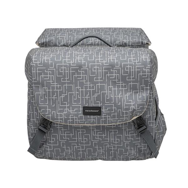 BAG -BICYCLE-  BRIDGE LUGGAGE RACK NEWLOOXS MONDI JOY IVY GREY RT -38 LITRES- 370X320X160MM