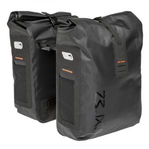 BAG BICYCLE LUGGAGE RACK BRIDGE NEWLOOXS VARO DOUBLE BASKET BLACK RACKTIME - 40 LITRES -