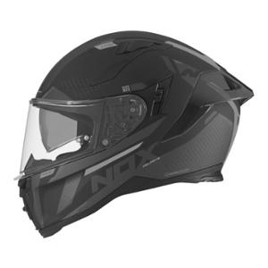 CASQUE INTEGRAL DOUBLE ECRAN NOX N303S NEO NOIR MAT / TITANIUM T61-62 XL
