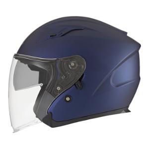 CASQUE JET DOUBLE ECRAN NOX N128 BLEU METALISE T53-54 XS