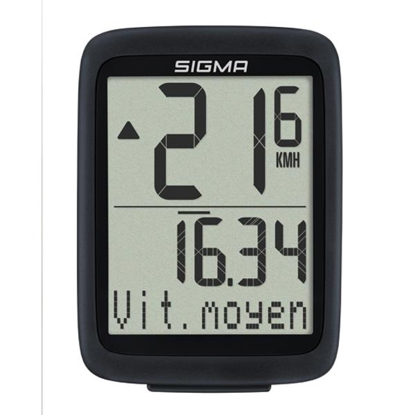 COMPTEUR VELO AV FIL SIGMA BC  8.0 WR 8 FCTS NOIR