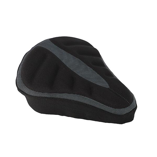 COUVRE SELLE GEL OPTIMIZ  NOIR / BLEU LARGE 275X250MM