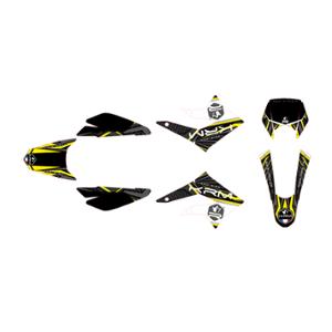 DECO KIT/STICKER KRM FOR DERBI SENDA 11->18/RCR/SMT ->18 - YELLOW