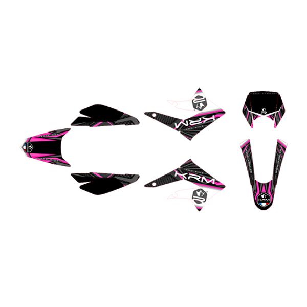 DECO KIT/STICKER KRM FOR DERBI SENDA 11->18/RCR/SMT ->18 - PINK