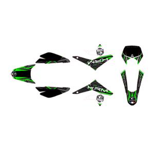 DECO KIT/STICKER KRM FOR DERBI SENDA 11->18/RCR/SMT ->18 - GREEN