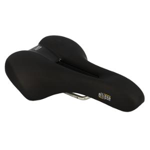SADDLE -LEISURE- SELLE ROYAL PREMIUM ELLIPSE MODERATE UNISEX BLACK WITH CENTRAL OPENING