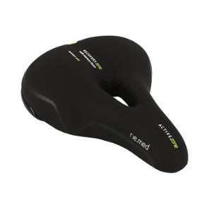 SADDLE LEISURE SADDLE ROYAL REMED TREKKING MODERATE MIXTE BLACK WITH CENTRAL OPENING