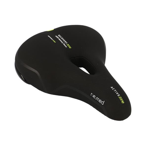 SELLE LOISIR SELLE ROYAL REMED TREKKING MODERATE UNISEX NOIR AVEC OUVERTURE CENTRALE