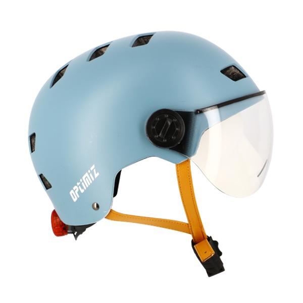 CASQUE URBAIN OPTIMIZ O382 BLEU MAT AVEC REGLAGE OCCIPITAL T.S (51 / 54)