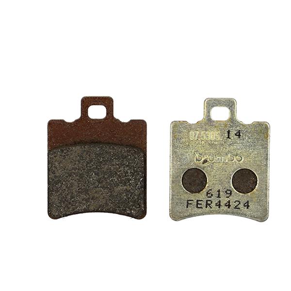 BRAKE PAD  03 OEM FRONT BOOSTER/NITRO/SR50/OVETTO/AEROX/NEOS/MACHG (PAIR) (5MFF58110000)