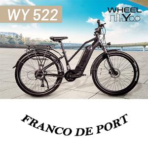 VELO ELECTRIQUE WHEELYOO WY 522 MOTEUR CENTRAL NOIR 468W