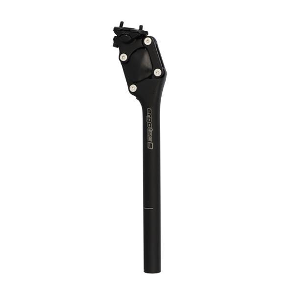 SADDLE STEM D27.2  PARALLELOGRAM SUSPENSION ALU L350  ERGOTEC BLACK OFFSET 27MM