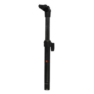 SADDLE STEM D27.2  TELESCOPIC ADJUSTABLE ALU L400  ERGOTEC UP AND DOWN RC BLACK HANDLEBAR LEVER