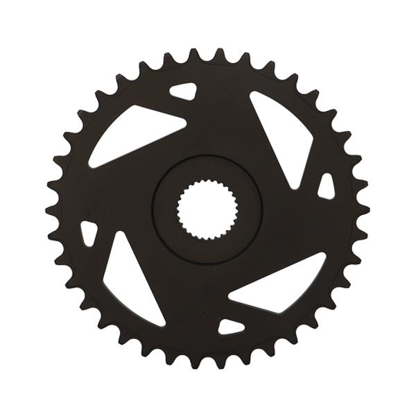 PLATO E BIKE/VAE MONO MONTAJE DIRECTO 38DTS ALUMINIO 7075 NEGRO STRONG COMP. BOSCH GEN4 NW