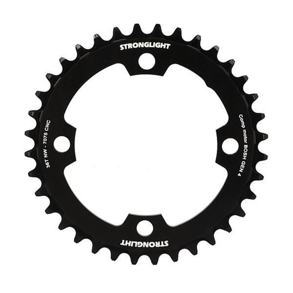 PLATEAU E BIKE / VAE MONO DIAM 104 EXTER 36DTS ALU 7075 NOIR 4 BRAN. STRONG COMP. BOSCH GEN4