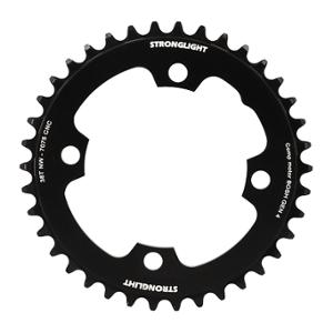 CHAINRING E BIKE MONO DIAM 104 EXTER 38 TEETH ALU 7075 BLACK 4 SPOKES STRONG COMP. BOSCH GEN4