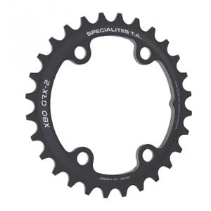 PLATEAU GRAVEL DOUBLE DIAM 80 INTER 28DTS NOIR X80 GRX600 / 810 (COMP.SHIM. 4 BRAN.) TA