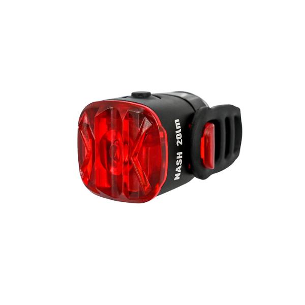 Lumière pour casque de vélo AIGOUT - 200 Lumens, rechargeable par USB, étanche IP66, double lumière avant et arrière pour casque de vélo, 5 niveaux de