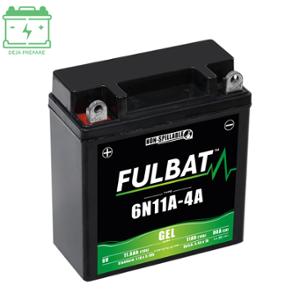 BATTERIE 6N11A-4A FULBAT 6V11AH CLASSIC LG121L58 H130 (GEL - SANS ENTRETIEN) - ACTIVEE