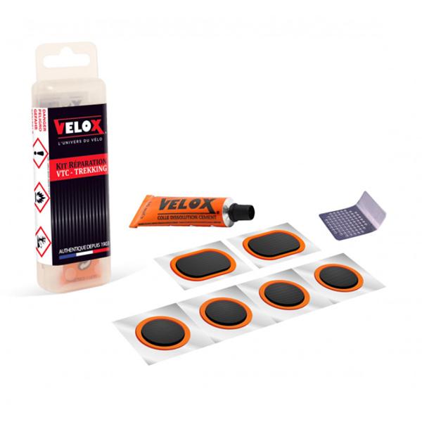 NECESSAIRE REPARATION VELOX CITY / TREKKING 6 PIECES + DISSOLUTION 5ML + 1 RAPE