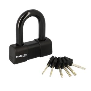 U LOCK MAXTON  48X75 CLASSE SRA MADE IN EUROPE - BLACK EDITION - SUPPLIED WITH 6 KEYS