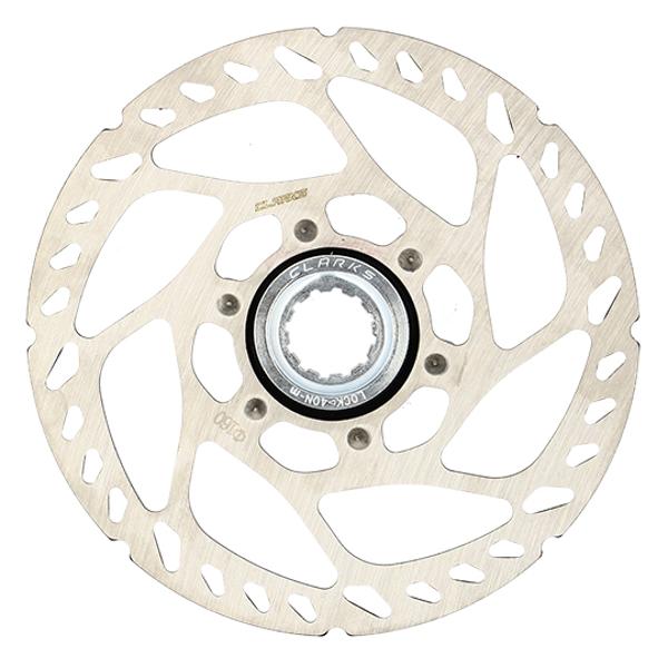 DISQUE FREIN VTT CENTERLOCK D160 MM CLARKS COMPATIBLE SHIMANO (AVEC LOCKING RING)