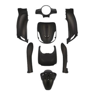 CARROCERÍA/CARENADO SCOOTER TUN'R KIT SYM FIDDLE 2 4TPS 2008-2014 (NEGRO MATE) - 8 PCS