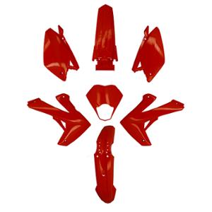 CARROSSERIE MECABOITE / MOTO TUN'R KIT ADAPT. RIEJU MRT / 125 MARATHON ->2022 ROUGE (7PCS)