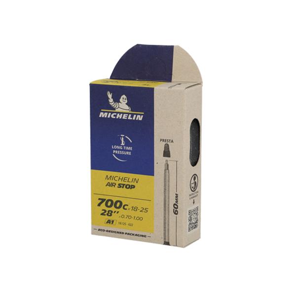 CHAMBRE A AIR VELO 700C (18 / 25-622) VP 60 MM MICHELIN AIRTSTOP A1