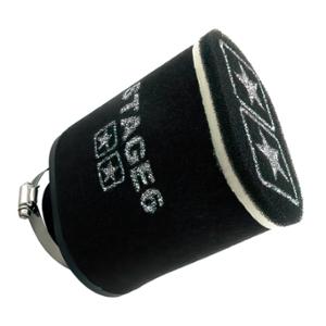 AIR FILTER STAGE6 DOUBLE MOUSSE BLACK (DIA 70MM)