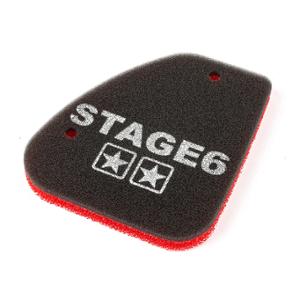 AIR FILTER SCOOTER STAGE6 DOUBLE DENSITE SPEEDFIGHT/VIVACITY/BUXY/TREKKER (MOUSSE)