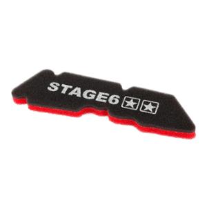 AIR FILTER SCOOTER STAGE6 DOUBLE DENSITE TYPHOON/STALKER/ZIP/LX/FLY 05-> (MOUSSE)